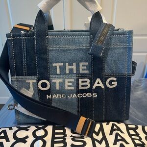 AUTHENTIC MARC JACOBS DENIM TOTE BAG